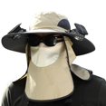 thumbnail image 1 of LUVCLS Sombrero para el sol para hombre con 2 ventiladores solares, sombreros de pesca, sombrero para el sol de ala ancha para acampar en verano √, 1 of 7