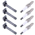 thumbnail image 3 of 4PCS Ignition Coil with Iridium Spark Plug for Honda Accord 2.4L 2008-2012 CR-V 2.4L 2010-2014 Crosstour 2.4L 2012-2015 Acura TSX 2.4L 2009-2014 ILX 2.4L 2013-2015 Replace UF629 97390, 3 of 16