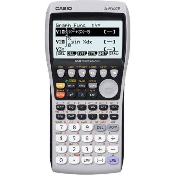 Casio FX9860GII Backlit Graphing Calculator