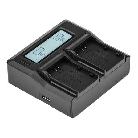 Green Extreme Dual Smart Charger with LCD Screen for Nikon EN-EL3