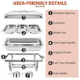 thumbnail image 7 of Jacgood Chafing Dishes for Buffet Set 2PC, Chafers for Catering,Chafing Dish Buffet Set with Lids Chafers and Buffet Warmers Sets, 7 of 7