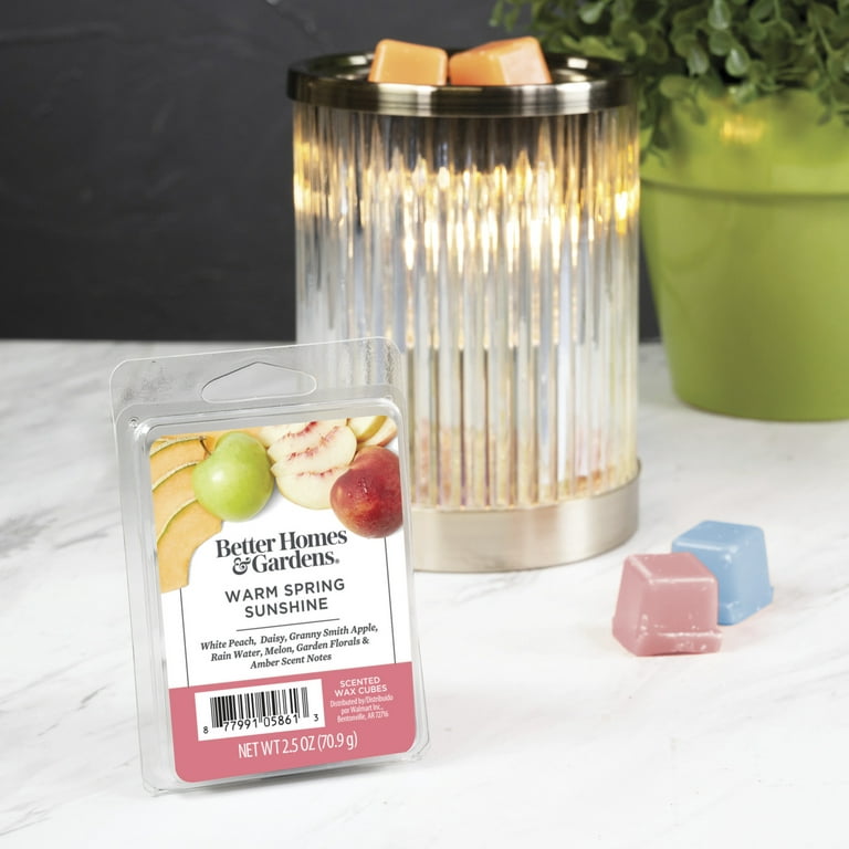 Warm Spring Sunshine Scented Wax Melts, Better Homes & Gardens, 2.5 oz  (1-Pack)