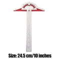 thumbnail image 3 of Buscador de ángulo de medición Scriber Gauge Acero inoxidable Transportador de regla de 70 grados JShteea Para estrenar, 3 of 8