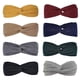 thumbnail image 1 of Paquete de 8 diademas de color sólido para mujer, bandas elásticas bohemias anudadas para el cabello Namotu HMHZ330, 1 of 7