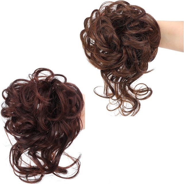 LAICAIW Extensions de Cheveux pour Cheveux Clairsemés, Extensions de Cheveux pour Femmes, Chignon en Désordre, Chignon