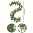 thumbnail image 3 of 6FT Pine Christmas Garland, Cebalnir Artificail Greengery Garland Indoor Outdoor Garden Gate Home Decoration for Winter Holiday New Year Decor, 3 of 9