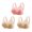 Pink 02, variant on 3PC Bras for Women Plus Size Push up Comfortable Front Closure Bras Full Coverage No Underwire Everyday Bra Coffee 2XL