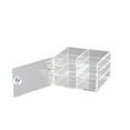 thumbnail image 4 of Caja de exhibición de pestañas, soporte para pestañas, 3 capas, acrílico, a prueba de polvo, multiusos, organizador compacto para pestañas postizas, 4 of 8