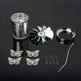 thumbnail image 6 of Rotary Candle Holder Metal Spinning Tea Light Cup Romantic Candlestick Ornament, 6 of 21