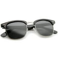 thumbnail image 5 of zeroUV - Polarized Lens Classic Half Frame Horn Rimmed Sunglasses 50mm - 50mm, 5 of 5