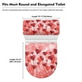 thumbnail image 5 of Renewold Red Hearts Toilet Lid Cover Tank Lid Covers for Valentine's Day Gifts Stain-Resistant Toilet Lid Protector 2 PCS Bathroom Accessories Set with Elastic Edge, 5 of 6