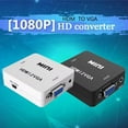 thumbnail image 3 of Mini HDMI-compatible To VGA Converter Box Digital To Analog Audio Video Adapt к_, 3 of 8
