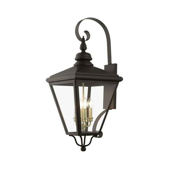 Livex Lighting - Adams - 4 Light Extra Large Outdoor Wall Lantern In Traditional