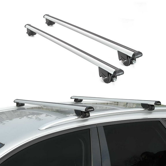 2018-2026 Alfa Romeo Stelvio Roof Rack Cross Bars Silver