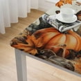 thumbnail image 5 of nygtbtfer Pumpkins Square Fitted Tablecloth, Waterproof Polyester Stain Resistant Table Clothes, Elastic Edge Wipeable Washable Tablecloths Square Table white, 5 of 8
