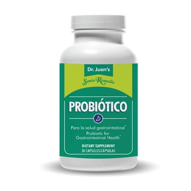 Santo Remedio Probiotic Supplement for Digestive Health, Unisex, Adult, 138 mg, 30 Count