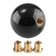 thumbnail image 2 of Perilla de cambio de marchas universal con bola redonda genérica M10x1,5 M10x1,25 M8x1,25 para interior Negro sólido, 2 of 8