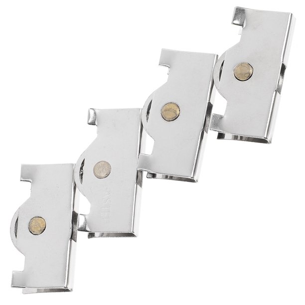 RENACLIPY 4Ud Rodamientos De Polea Para Puertas Corredizas En Plata Ideales Para Gabinetes Y Uso Doméstico