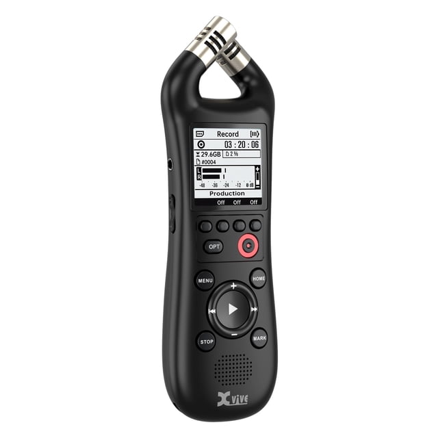 Grabador estéreo portátil e interfaz de audio Xvive XV1-R