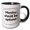 Black/White, variant on 3drose, Text of Monday Should Be Optional, 15oz Two-tone Red Mug