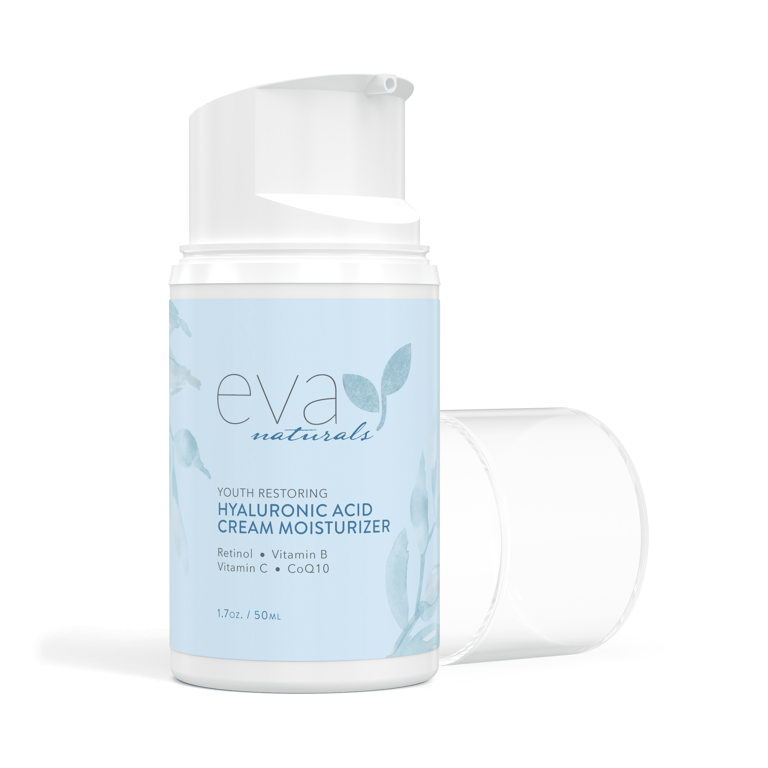 Eva Naturals Hyaluronic Acid Cream Moisturizer (1.7oz.) Youth