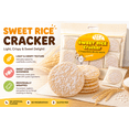thumbnail image 2 of Sweet Rice Crackers, Light Crispy Korean Snack, Individually Wrapped, Delicately Sweet Rice Cookies, 10.29 oz (292g), 27 Count, 2 of 9