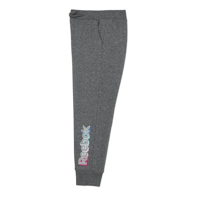  Reebok Girls' Sweatpants - 2 Pack Active Fleece Jogger Pants  with Pockets (Size: 7-16), Size 6X, English Rose : Clothing, Shoes & Jewelry
