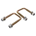 thumbnail image 4 of 2 pernos en U con resorte de hoja para carrito de golf con tuerca de tornillo de aleación de acero 72618 G01, repuesto para EZGO TXT Workhorse Gas Electric, 4 of 14