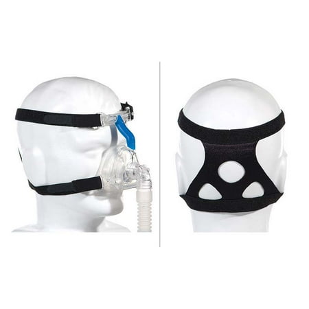 Deluxe Universal Headgear, 4-Point Attachment, Black