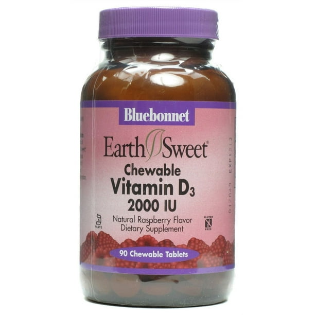Earth Sweet Vitamin D3 2000 IU Chewables, 90 Ct Walmart