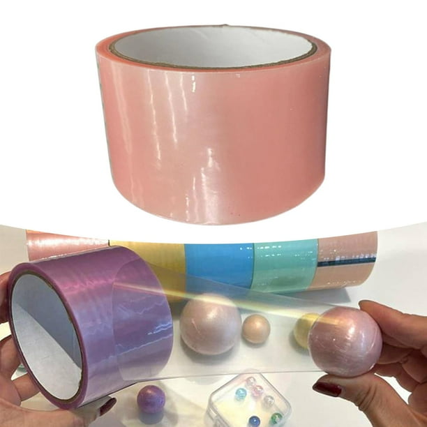 10.94yd Sticky Ball Tapes DIY Making Ball Juguetes Educativos Juego de Regalo Sticky Ball Rolling Tape para DIY Art Craft Project Principiante Relajan Rosado Macarena Cintas de bolas adhesivas