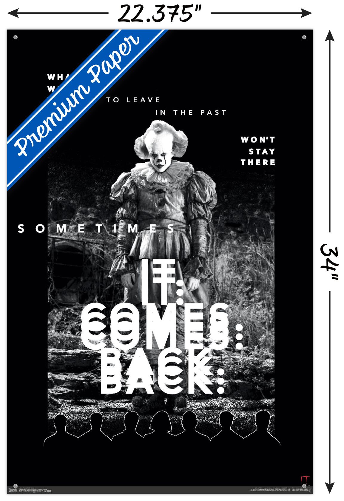 IT: Chapter 2 - Back Wall Poster with Push Pins, 22.375" x 34"