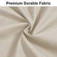 thumbnail image 4 of DWCN Living Room Curtains 2 Panel Sets 95 Inch Long for Sun Blocking Thermal Insulating Soundproof and Energy Saving Double Layers for Total Blackout in Living Room (Beige,52"W x 95"L), 4 of 6