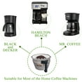 thumbnail image 7 of Coffee Filters 8-12 Cup, Basket Coffee Filter, Paper Coffee Filters, 300/Pack, White, 7 of 7