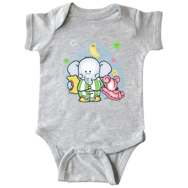 INKtastic Elephant Pajamas Infant Creeper