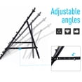 thumbnail image 3 of Soozier Rebounder Net Soccer Kickback Target Goal Kids Adults Football Training Aid Multi-Sports Practice Adjustable Black, 3 of 9