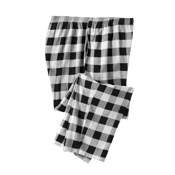 KingSize Men's Big & Tall Flannel Plaid Pajama Pants