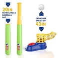 thumbnail image 4 of Lucky Doug T Ball Toys for Kids Ages 3-6, Kids Outdoor Toys for Toddlers Ages 3 4 5, Toddlers Baseball Toys with Auto-launcher, 4 of 9