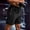 black, variant on Men's Shorts Elastic Waist Drawstring with Pockets Comfort