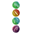 thumbnail image 1 of Juguete Pelota Bicolor 4Pzas Fancy Pets Material Plástico FL8249, 1 of 2