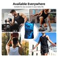 thumbnail image 5 of Kdxio Blue Fire Wolf for Men's Muscle T-shirt,Sleeveless for Workout Running Athletic Gym Lounge Casual, 5 of 5