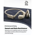 thumbnail image 6 of TOZO Upgraded Open-Ear Headphones Bluetooth 5.3, Air Conduction Wireless Sport Headphones with 2 ENC Mics, 32 EQ Modes via App, IPX8 Waterproof, Stereo Bass, Fast Charging for Cycling Travel Workout, 6 of 9