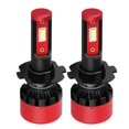 thumbnail image 2 of Faros delanteros de aluminio blanco brillante para automóvil Faros delanteros LED H7 de 96 W de alta potencia para automóvil, 2 of 8