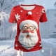 thumbnail image 4 of Ceisia Men's Slim Fit Short Sleeve T-Shirt Funny Cartoon Santa Claus Print Christmas & St. Patrick's Day Holiday Themed Spring Summer Shirt Gift, 4 of 7