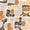 Gray Brown, variant on Homewish Vintage Boho Printed Queen Sheets,Yellow Daisy Floral Queen Sheet Sets,4pcs,1 Flat Sheet, 1 Fitted Sheet and 2 Pillowcases