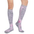 thumbnail image 4 of Penkiiy High Socks for Women Women's Long Tube Ski Socks Outdoor Sports Thickened Climbing Socks Long Tube Sweat Absorbing Warm Socks At The Bottom Of The Towel Pink Socks, 4 of 4
