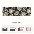 thumbnail image 5 of Lahome 2'x6' Floral Hallway Runner Rug,2x6 Washable Non-Slip Carpet Runner, Throw Low-Pile Stain Resistant Laundry Room Rug Kitchen Runner Black Paisley Print Rug Runner for Bedroom Entryway Bathroom, 5 of 9