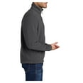 thumbnail image 3 of Yellow Rooster Men's Long Sleeve Value Male Fleece Jacket Iron Grey M, 3 of 6