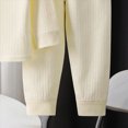 thumbnail image 5 of TOWED22 Toddler Boys Girls Pajamas 2-Piece Kids Pjs Set Soft Stretchy Long Sleeve Top and Pants for Fall and Winter 3 6 9 12 18 24 Months 2 3 4 5 6 7 8 9 Years(Yellow,3-4 Y), 5 of 6