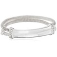 thumbnail image 1 of Nine West "Nw Boxed Gifting" Silver-Tone Bar Stretch Bracelet, 1 of 2